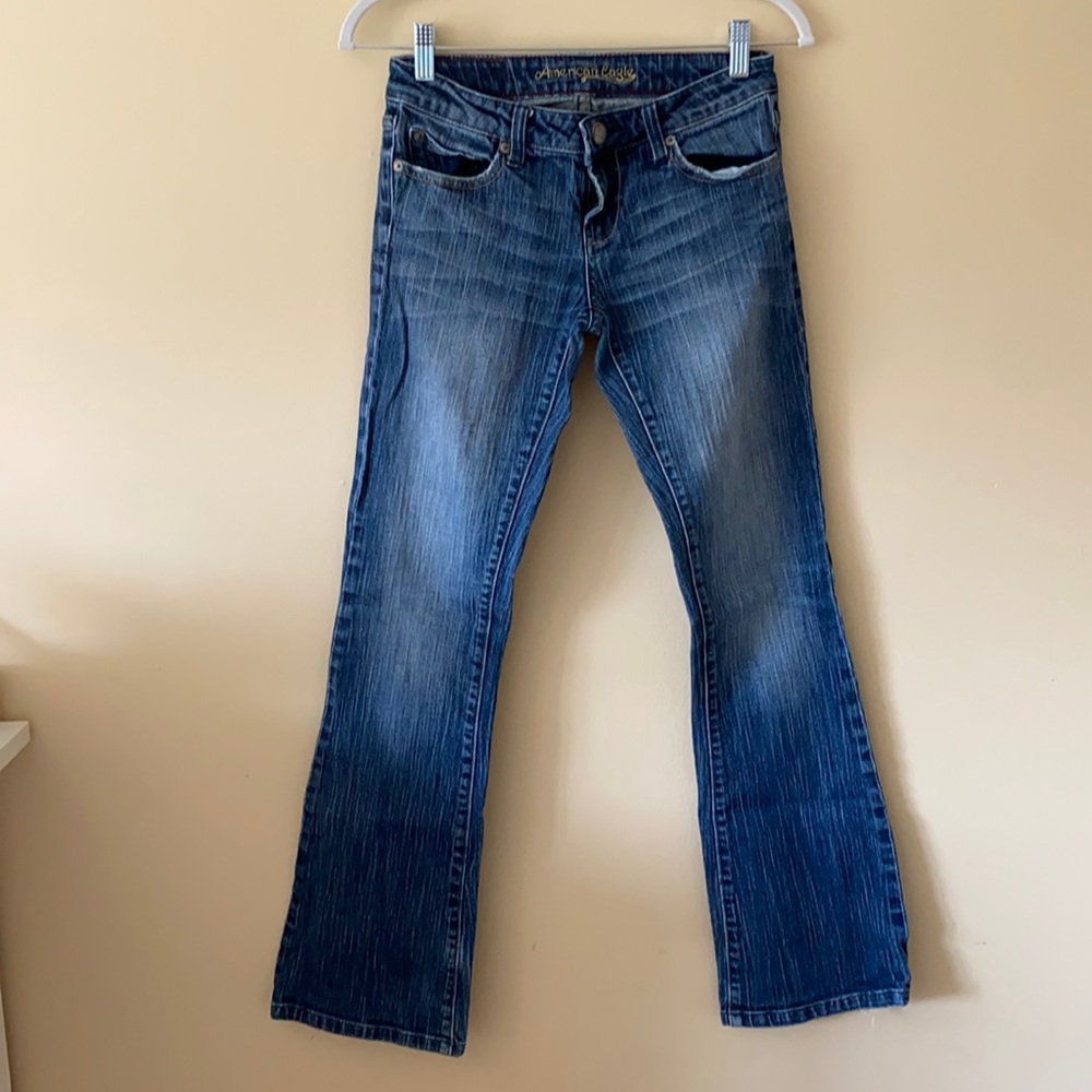 American Eagle Flare Jeans Size Regular 0